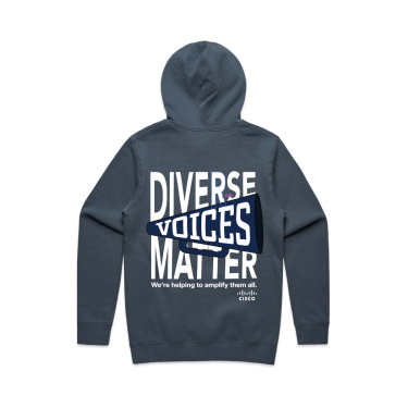 Diverse Voices Hoodie - Petrol Blue (Unisex) 