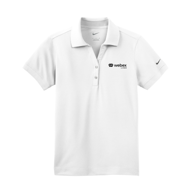 Webex Nike Dri-Fit Polo - White (Women's)