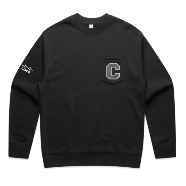 Team Cisco Pocket Crew - Black (Unisex)